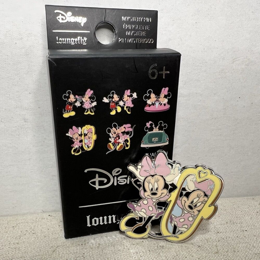 Disney Mickey And Minnie Date Night Mystery Blind Box Pin Full Length Mirror